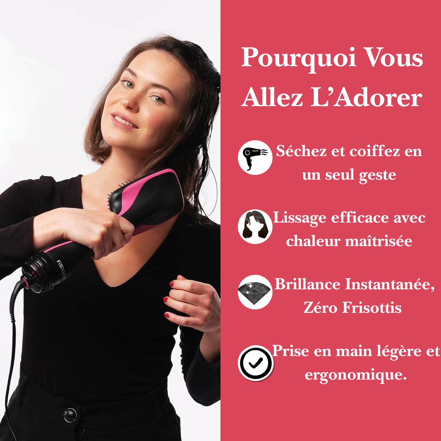 Brosse Soufflante Lissante