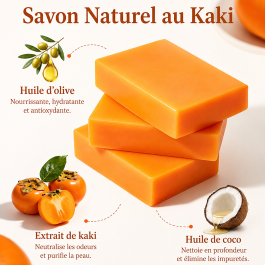 Savon au kaki
