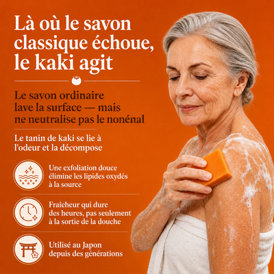 Savon au kaki