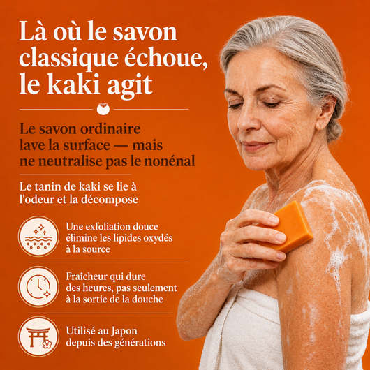 Savon au kaki