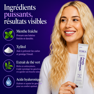 Bain de Bouche Blanchissant sans Peroxyde