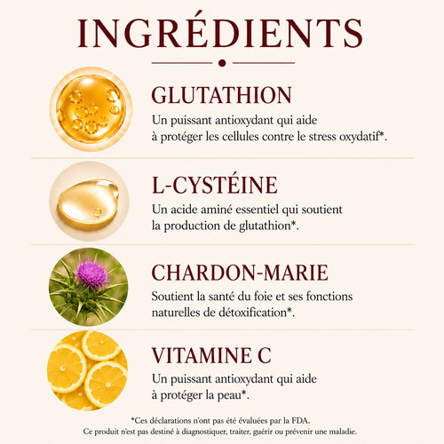 Bandes de glutathion liposomal