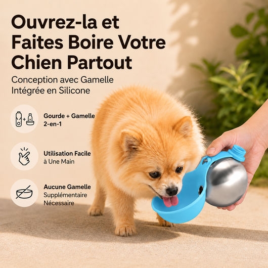 Gourde et Gamelle 2-en-1