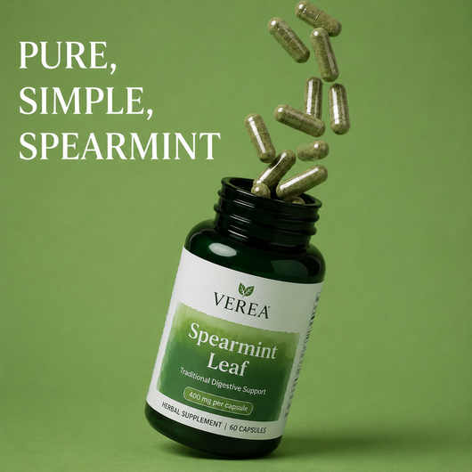 Spearmint Leaf Dietary Supplement Capsules