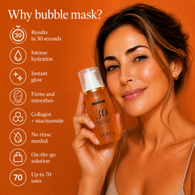 Hydrating Bubble Foam Face Mask for Skin Brightening
