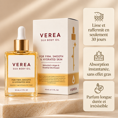 VEREA™ Huile Corps Soyeuse Raffermissanten et hydratante