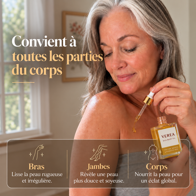 VEREA™ Huile Corps Soyeuse Raffermissanten et hydratante