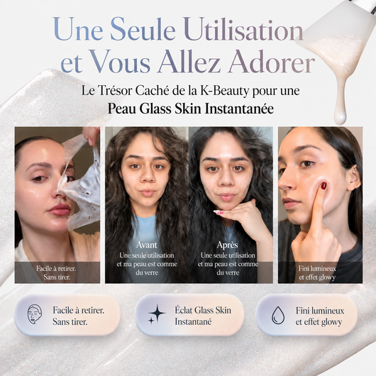 Masque Éclat Instantané au Collagène et aux Peptides