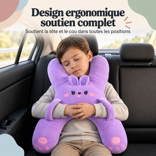 Câlin Voyage™ – Coussin de Voyage Enfant