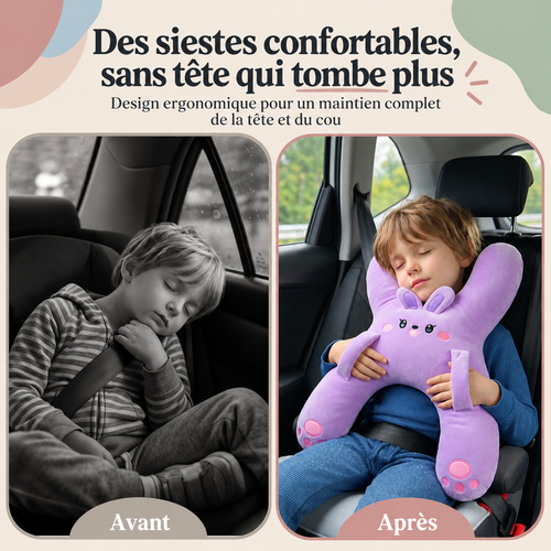 Câlin Voyage™ – Coussin de Voyage Enfant