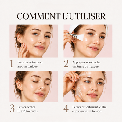 Masque Éclat Instantané au Collagène et aux Peptides