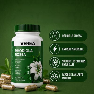Gélules à l'extrait de rhodiole